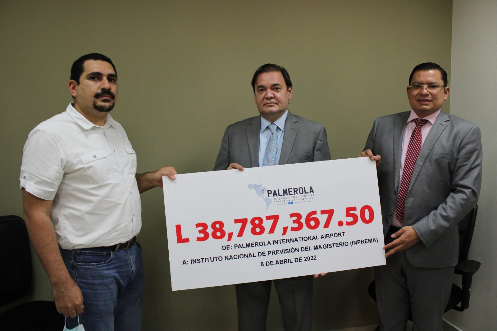 Noticias-Aeropuerto-Tegucigalpa-Honduras-Toncontín-Palmerola realiza pago anticipado de más de L38.7 millones a Inprema